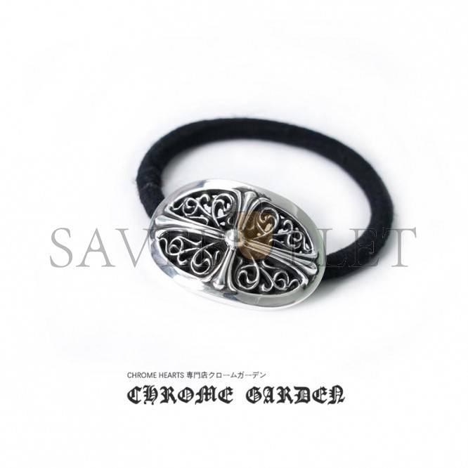 CHROME HEARTS TINY FLORAL HAIR TIE CHROME HEARTS TINY FLORAL HAIR TIE