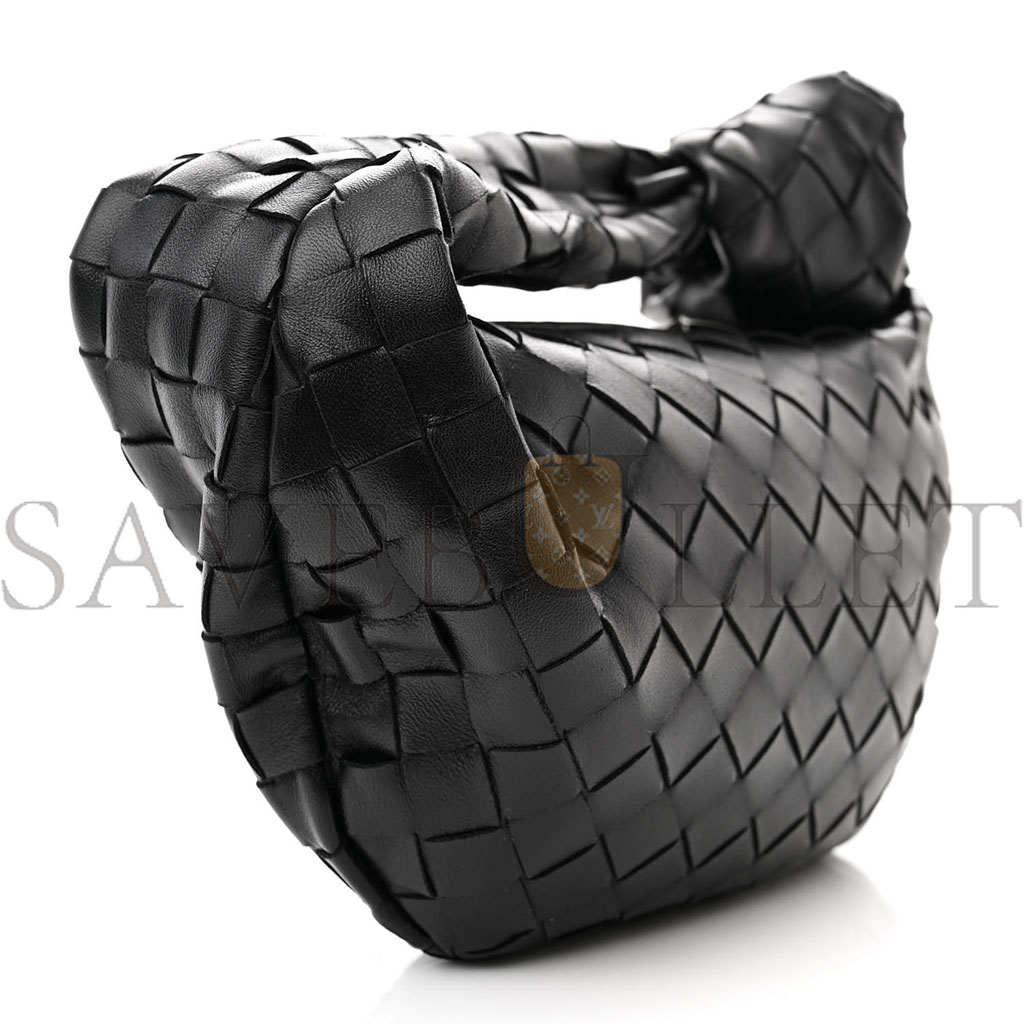 BOTTEGA VENETA NAPPA INTRECCIATO MINI JODIE BLACK (21*14*3cm) BOTTEGA VENETA NAPPA INTRECCIATO MINI JODIE BLACK (21*14*3cm)