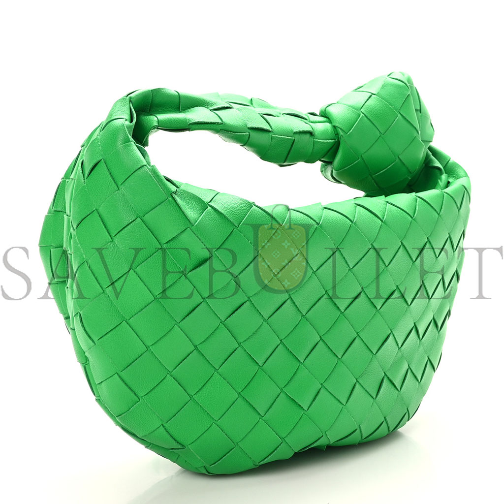 BOTTEGA VENETA NAPPA INTRECCIATO MINI JODIE PARAKEET (25*17*8cm) BOTTEGA VENETA NAPPA INTRECCIATO MINI JODIE PARAKEET (25*17*8cm)