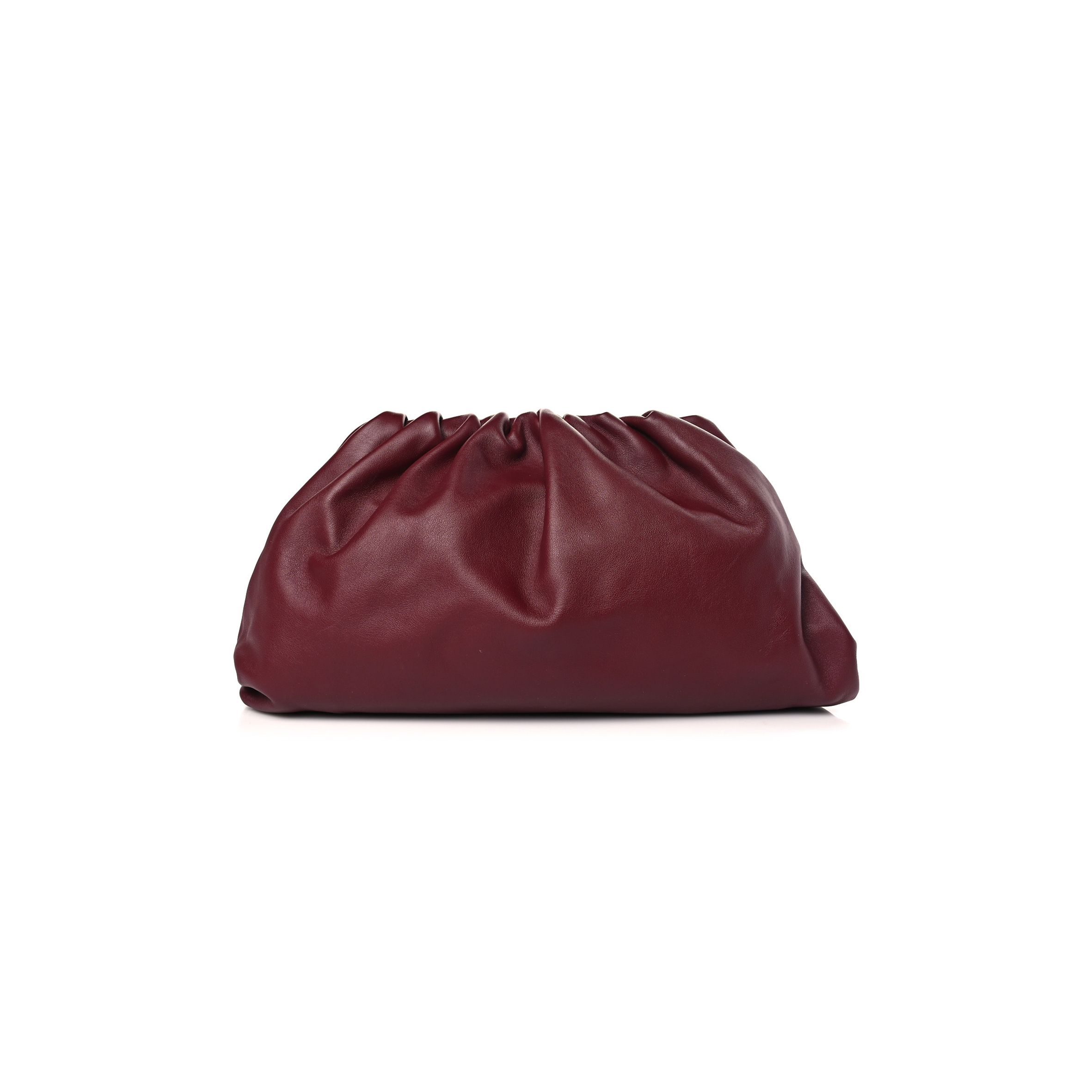 BOTTEGA VENETA SMOOTH BUTTER CALF THE POUCH OVERSIZED CLUTCH BORDEAUX (37*21*8cm) BOTTEGA VENETA SMOOTH BUTTER CALF THE POUCH OVERSIZED CLUTCH BORDEAUX (37*21*8cm)