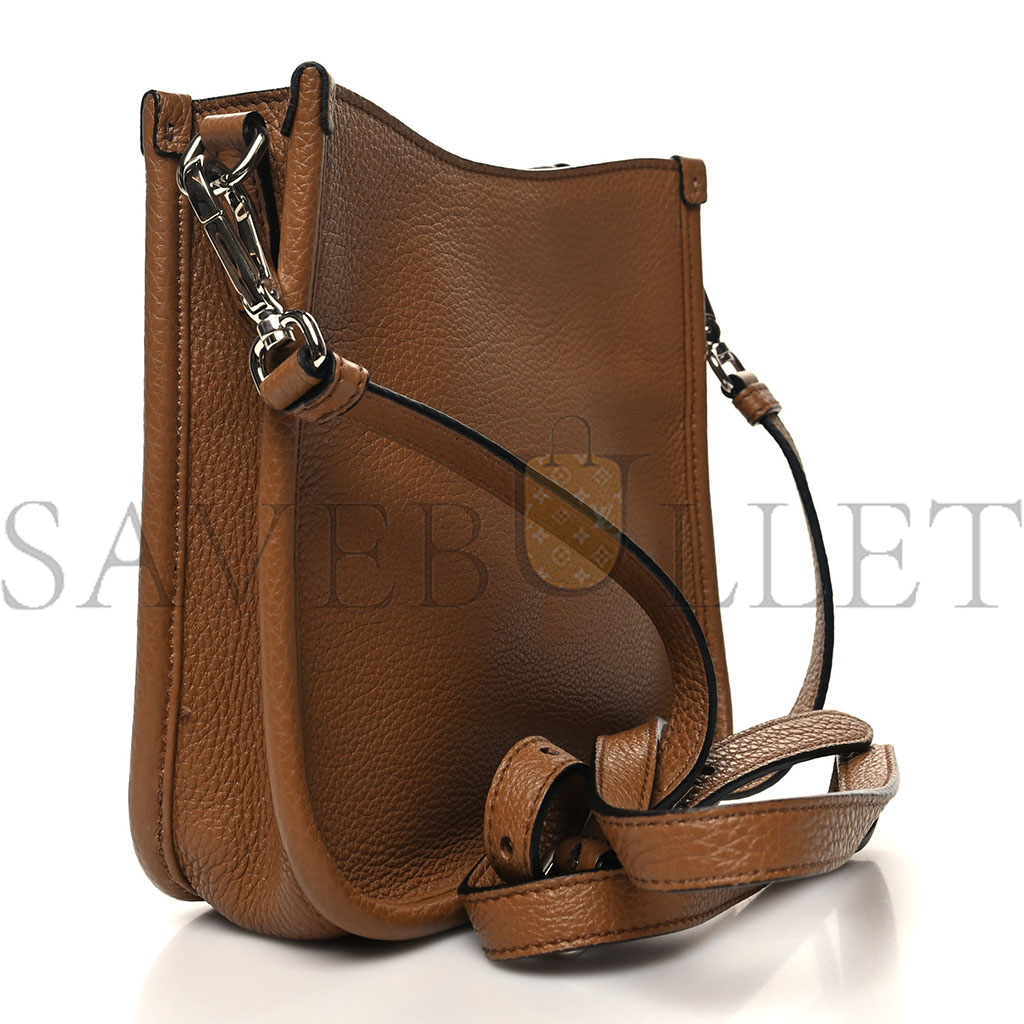 PRADA VITELLO DAINO SOFT MINI SHOULDER BAG CARAMEL (20*19*13cm) PRADA VITELLO DAINO SOFT MINI SHOULDER BAG CARAMEL (20*19*13cm)
