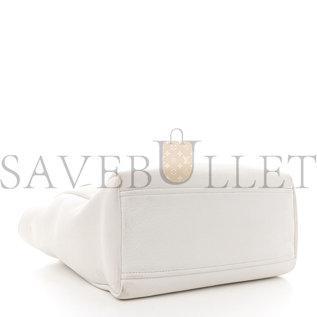 PRADA VITELLO CERVO MINI SATCHEL WHITE (24*24*11cm) PRADA VITELLO CERVO MINI SATCHEL WHITE (24*24*11cm)