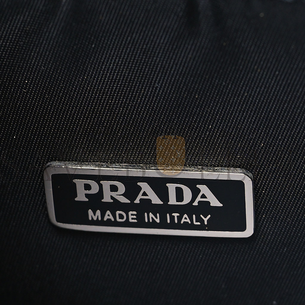 PRADA TESSUTO NYLON SPORT MINI SHOULDER BAG BLACK (22*17*6cm) PRADA TESSUTO NYLON SPORT MINI SHOULDER BAG BLACK (22*17*6cm)