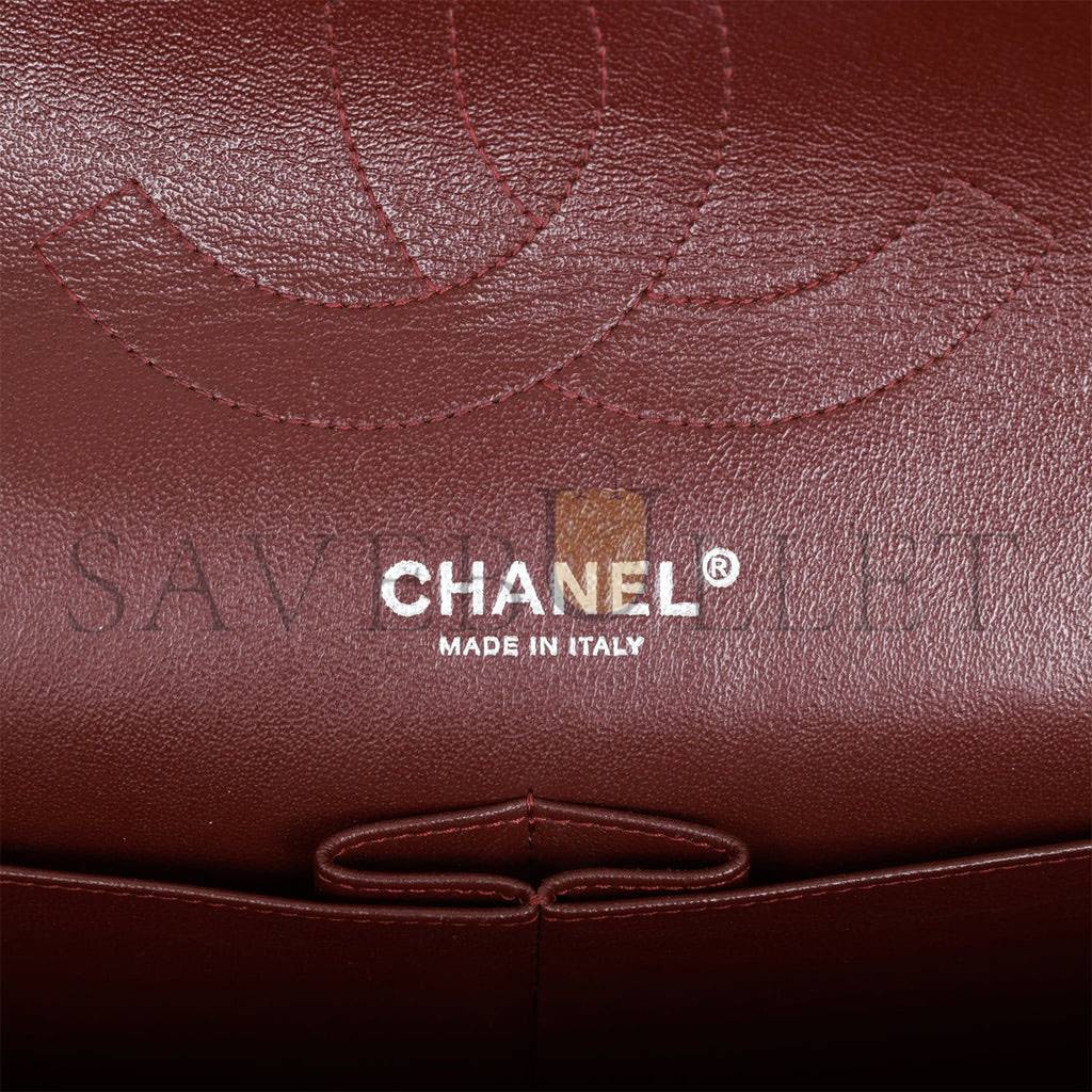CHANEL JUMBO CLASSIC DOUBLE FLAP BAG BLACK CAVIAR SILVER HARDWARE (30*20*9cm) CHANEL JUMBO CLASSIC DOUBLE FLAP BAG BLACK CAVIAR SILVER HARDWARE (30*20*9cm)