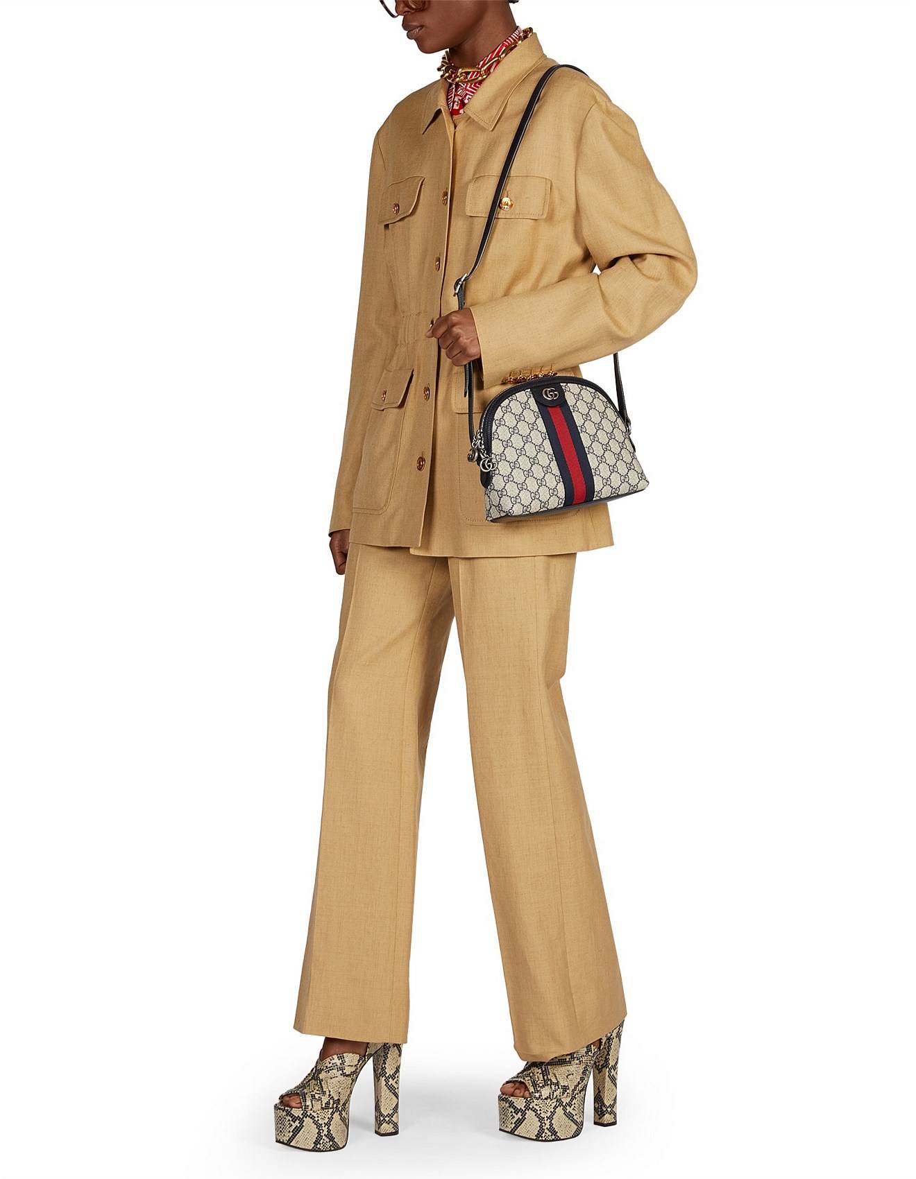 GUCCI OPHIDIA SMALL GG SHOULDER BAG 499621 (23.5*19*8cm) GUCCI OPHIDIA SMALL GG SHOULDER BAG 499621 (23.5*19*8cm)