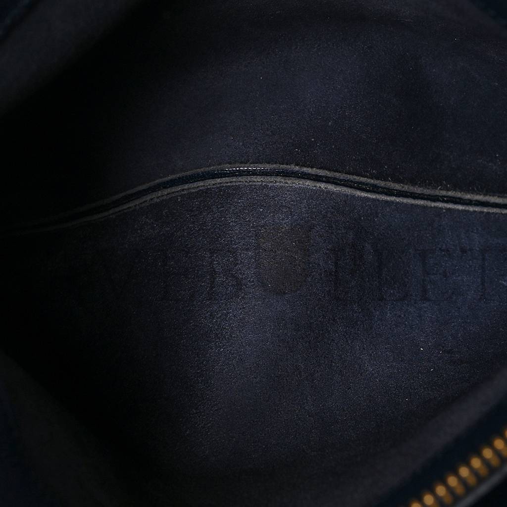 CELINE GOATSKIN LARGE TRIO CROSSBODY BAG DARK BLUE (24*18*3cm) CELINE GOATSKIN LARGE TRIO CROSSBODY BAG DARK BLUE (24*18*3cm)