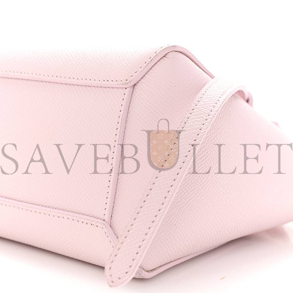 CELINE GRAINED CALFSKIN NANO BELT BAG PEONY (20*17*11cm) CELINE GRAINED CALFSKIN NANO BELT BAG PEONY (20*17*11cm)