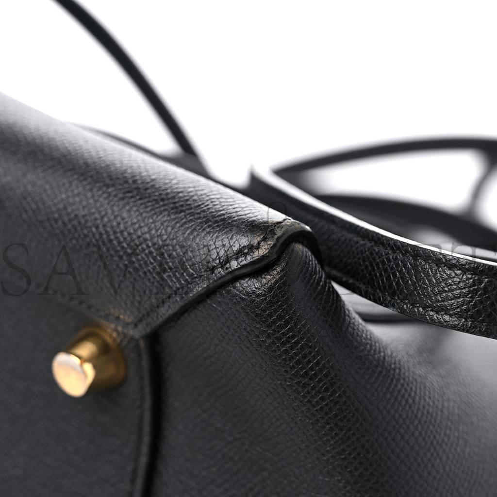 CELINE GRAINED CALFSKIN MICRO BELT BAG BLACK (28*24*15cm) CELINE GRAINED CALFSKIN MICRO BELT BAG BLACK (28*24*15cm)