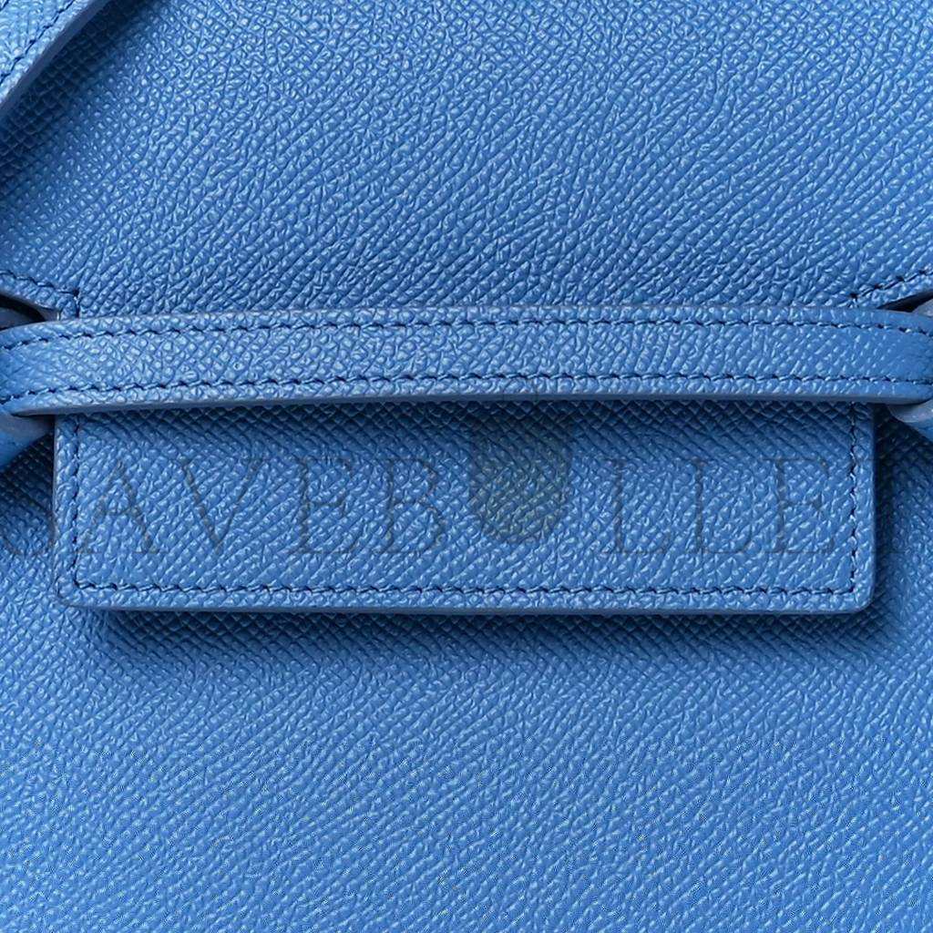 CELINE GRAINED CALFSKIN NANO BELT BAG BLUE (20*19*11cm) CELINE GRAINED CALFSKIN NANO BELT BAG BLUE (20*19*11cm)
