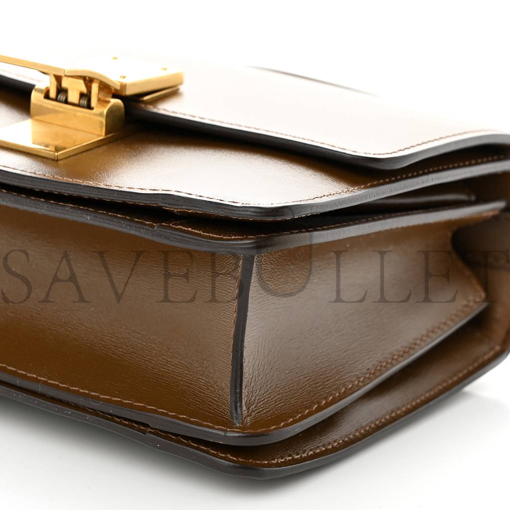 CELINE SMOOTH CALFSKIN SMALL CLASSIC BOX FLAP BAG CAMEL (17*14*6cm) CELINE SMOOTH CALFSKIN SMALL CLASSIC BOX FLAP BAG CAMEL (17*14*6cm)
