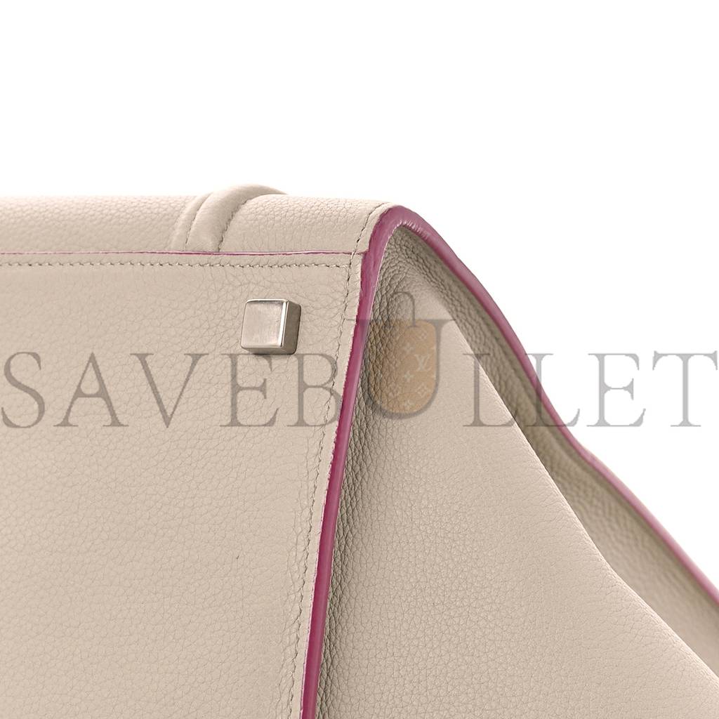 CELINE BABY GRAINED CALFSKIN MEDIUM PHANTOM LUGGAGE BEIGE (30*28*25cm) CELINE BABY GRAINED CALFSKIN MEDIUM PHANTOM LUGGAGE BEIGE (30*28*25cm)